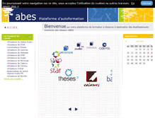 Tablet Screenshot of moodle.abes.fr